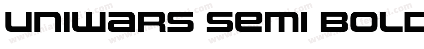 Uniwars Semi Bold字体转换